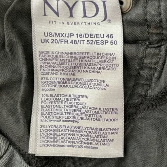 NYDJ Ami Skinny Lift Tuck Jeans High Rise in Gilt (Black Wash) - 16 - Picture 9 of 11